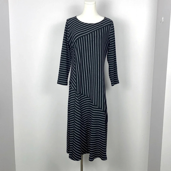 Soft Surroundings Striped Maxi Ryley Dress - Picture 2 of 13
